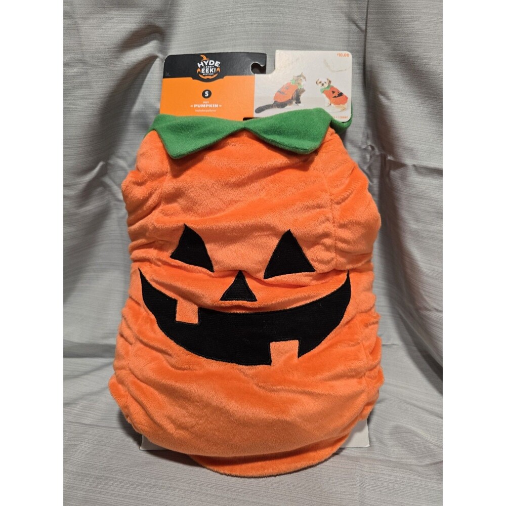Hyde and Eek! Boutique Pumpkin Pet Costume Pullover - Size M Halloween